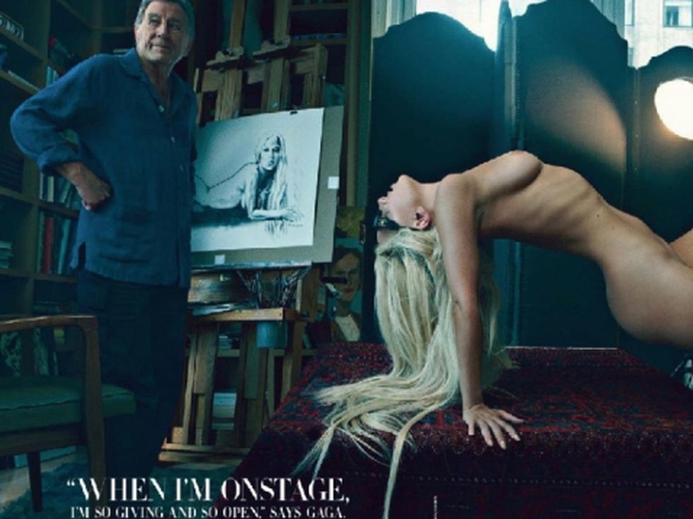 Лейди Гага се съблече за Vanity Fair (снимки)