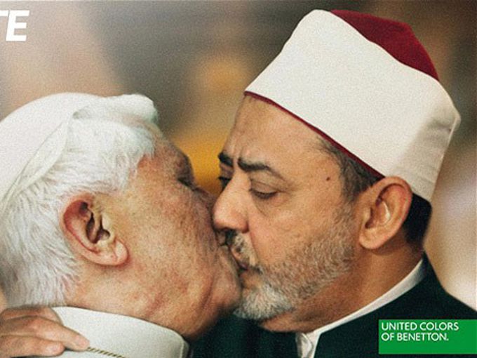 Benetton се отказа от скандален фотомонтаж