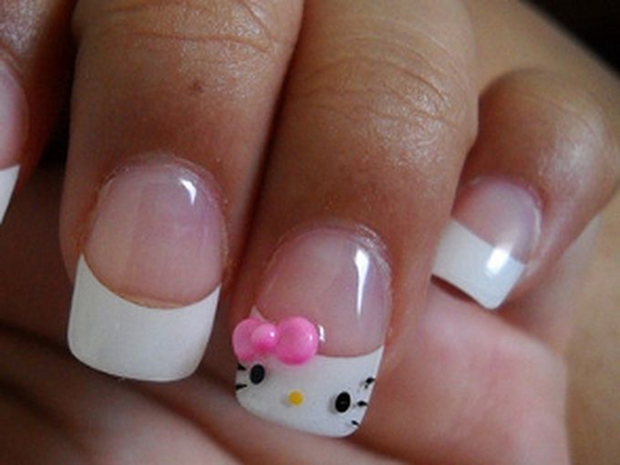 Hello Kitty маникюр