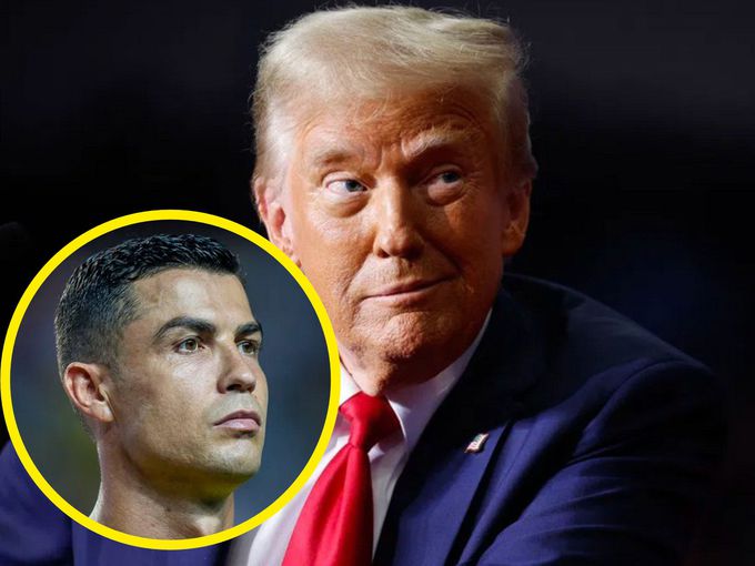 Тръмп показа странно видео, генерирано от изкуствен интелект, в което играе футбол с Роналдо в Белия дом