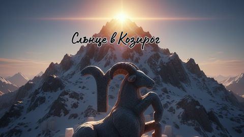 Слънцето преминава в знак Козирог на 21 декември в 17