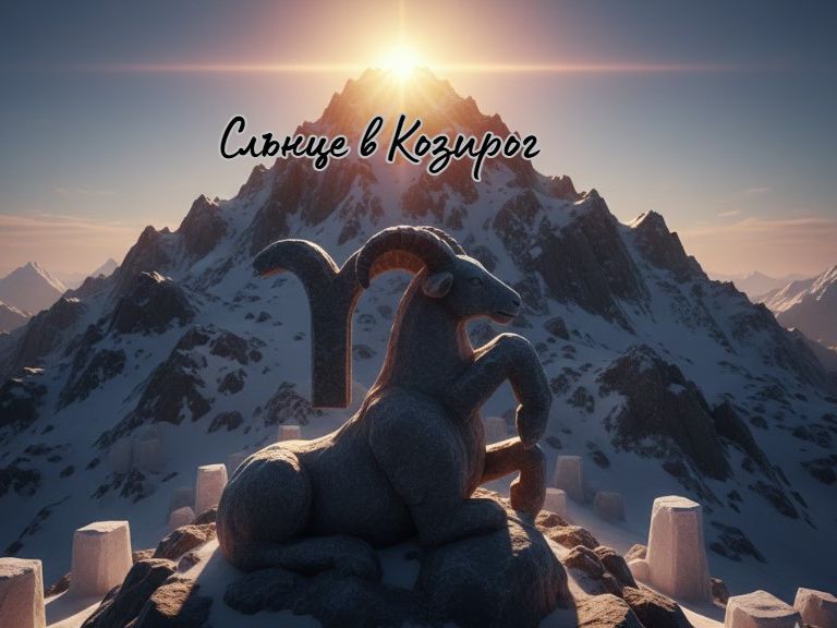 Слънце в Козирог: Енергия, фокус и структурирано израстване