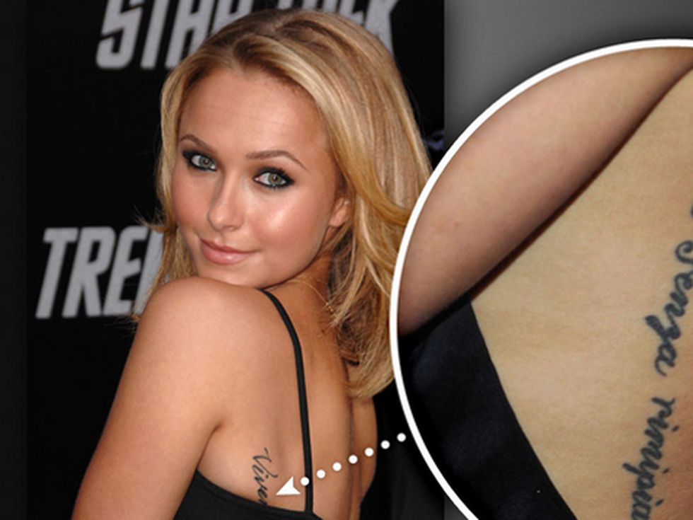 Хейдън ще премахне татуировката си с правописна грешка