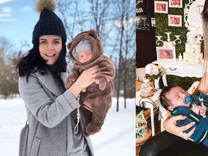 Алекс Богданска и Мона орисаха бебетата си (Снимки)