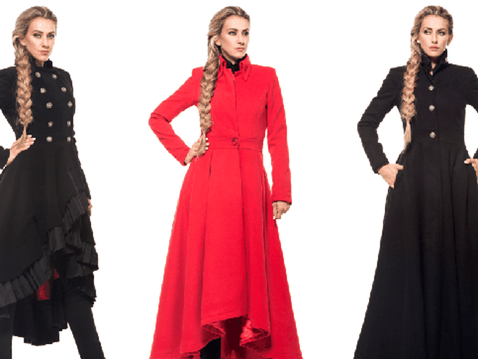 Таня - младата дизайнерка, която ни показа, че палтото е секси. Много секси.