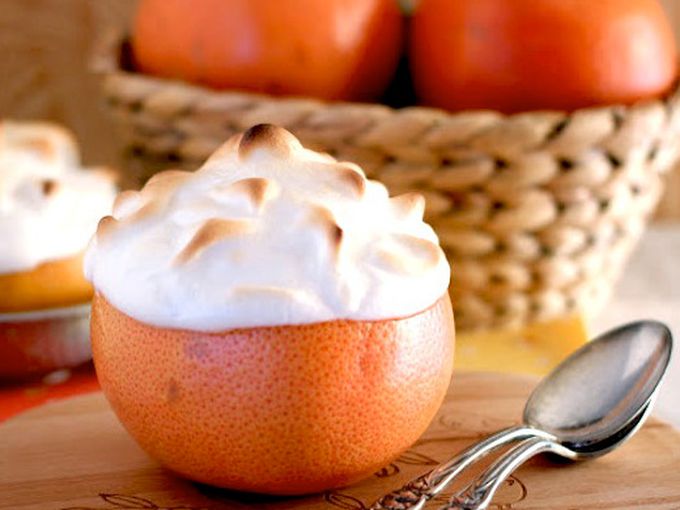 Запечен грейпфрут с ''шапка'' от деликатната целувка