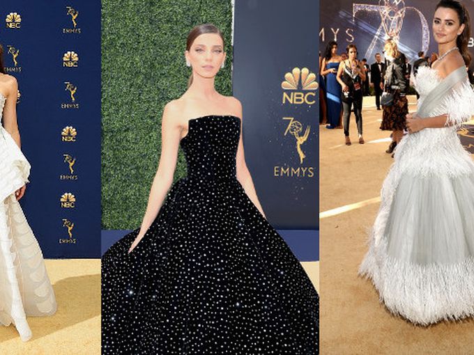 Най-красивите тоалети на наградите "Еми"