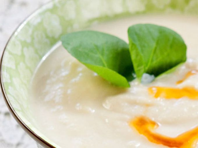 Крем супа от карфиол с кокосово мляко