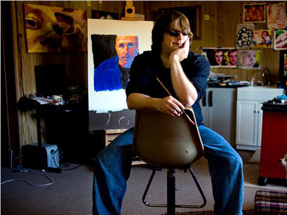 Картините на сляп художник