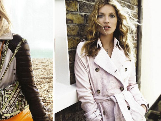 Кара и Кейт заедно за Burberry