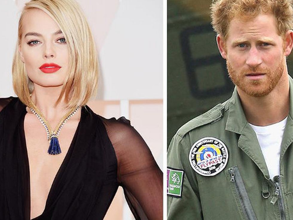 Марго Роби си пише с принц Хари