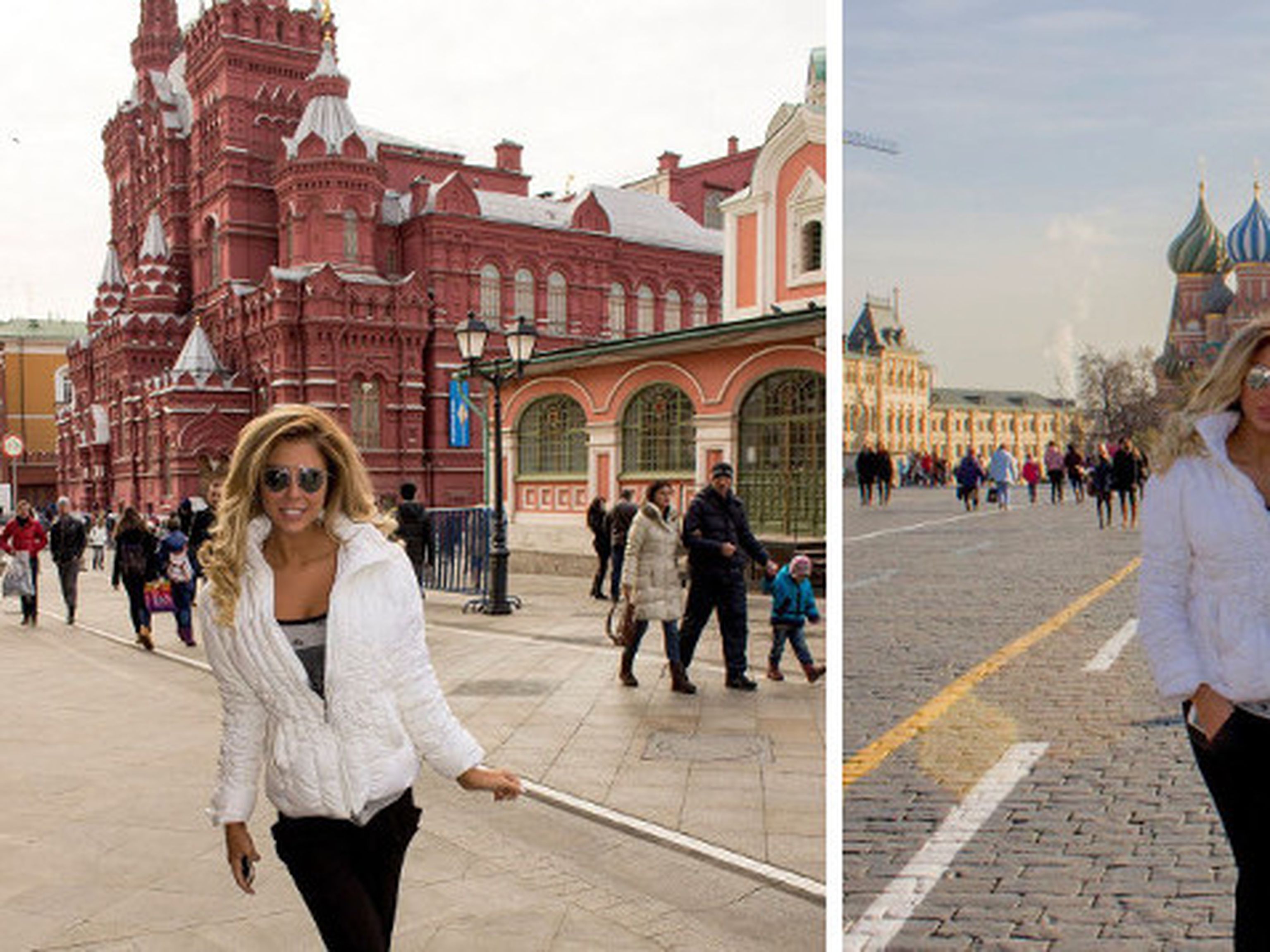 Андреа и Преслава в Москва (снимки)