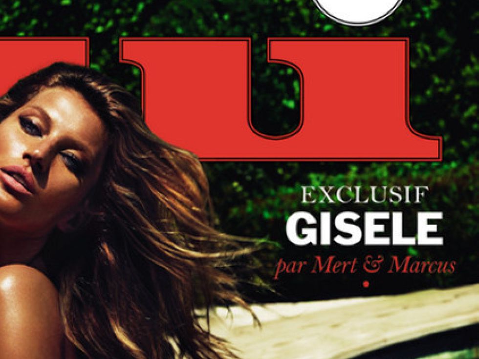 Жизел позира гола за Lui Magazine