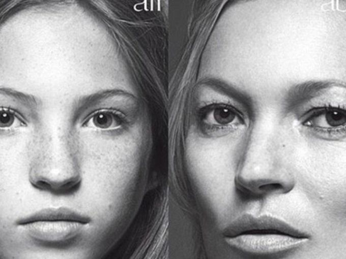 Кейт Мос за първи път с дъщеря си на корицата на Vogue