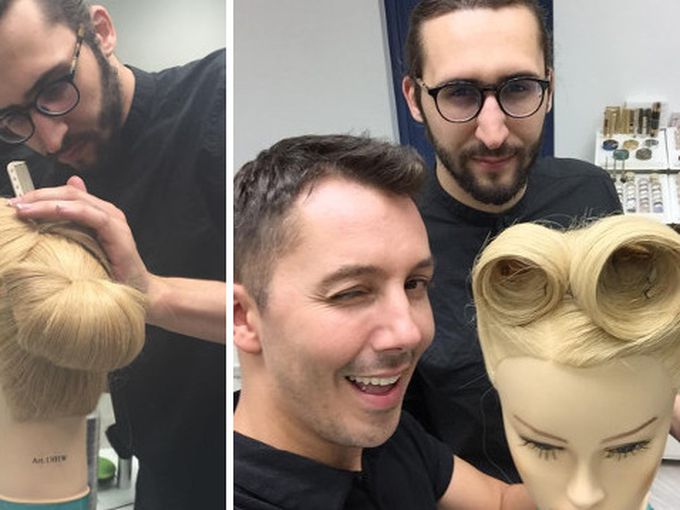 Фризьор от Австрия посети България, за да учи техники за официални прически от Георги Петков