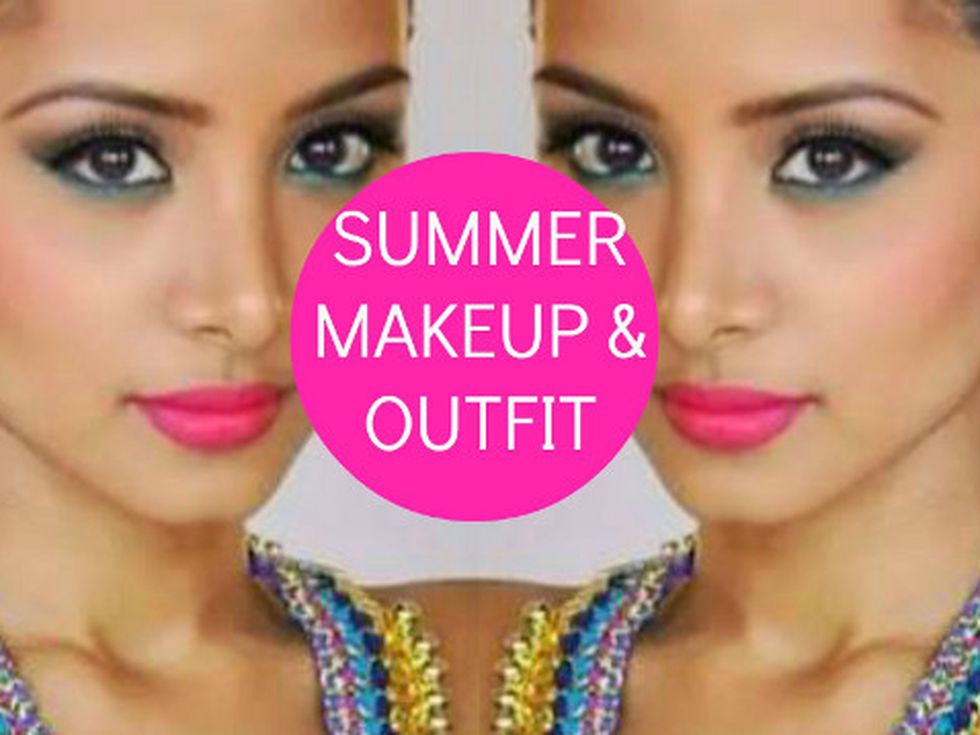 Красив цветен грим