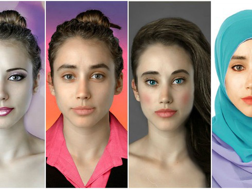 Моделирана според идеала за красота в различни страни