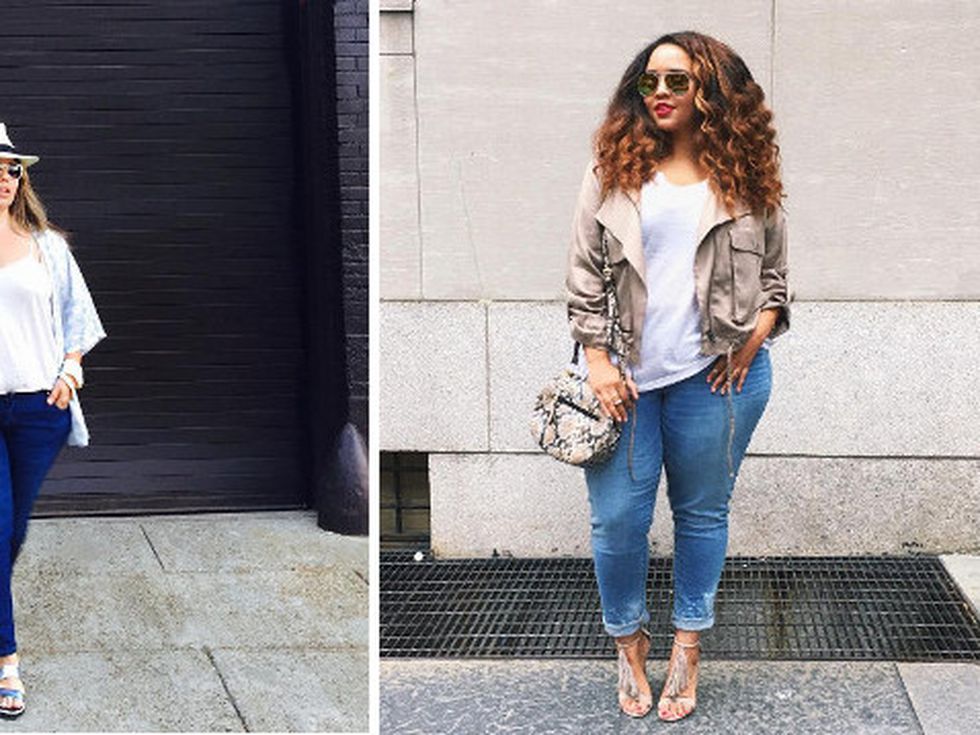 Как да носите тесни дънки, ако сте закръглени!