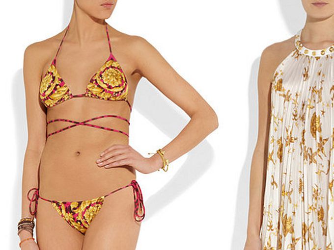 Бански и плажни туники от Versace