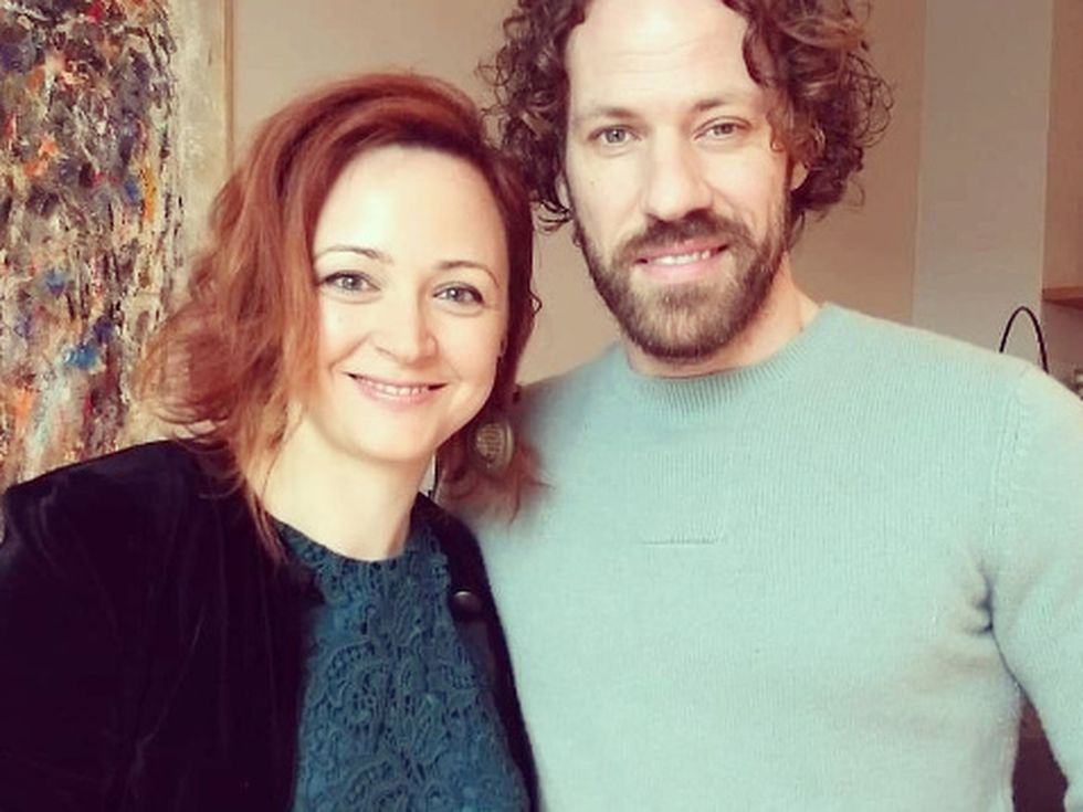 Актьорите Фалк Хенчел и Мейв Куинлан в Cinema Confidential