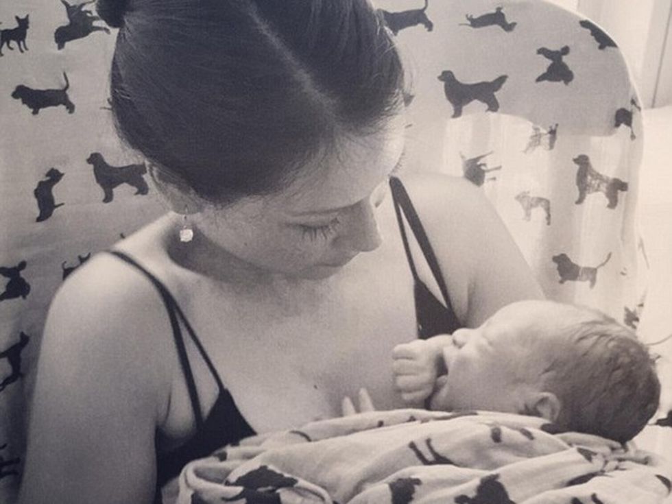 Луси Лиу показа сина си