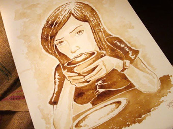 Рисунки с кафе