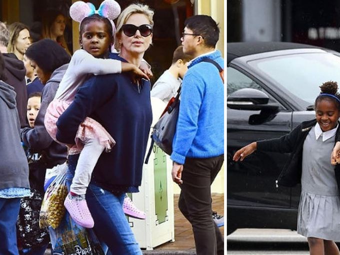 Чарлийз Терон разкри защо облича сина си като момиче (снимки)