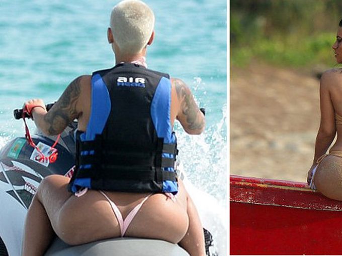 Битката на пищните дупета: Ким или Амбър?