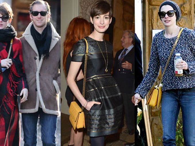 Любимата чанта на Ан Хатауей