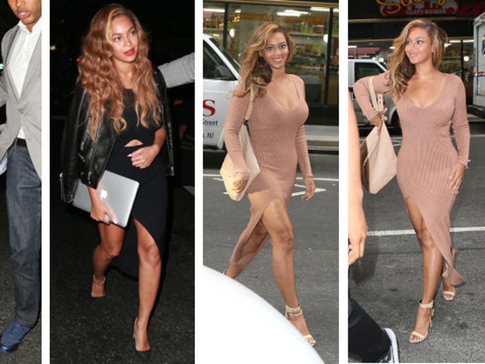 Секси стрийт стил визиите на Бионсе