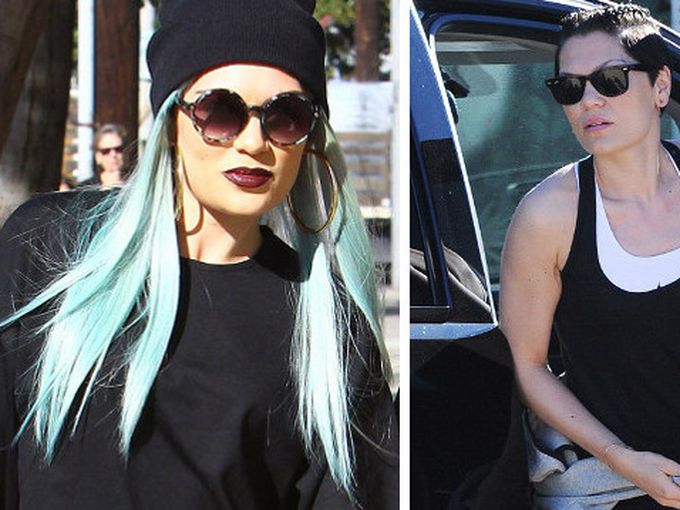 Джеси Джей с нова прическа и цвят