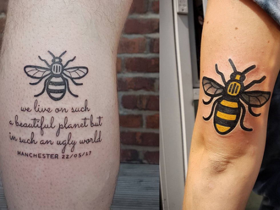 В отговор на терора - татуси с пчели!