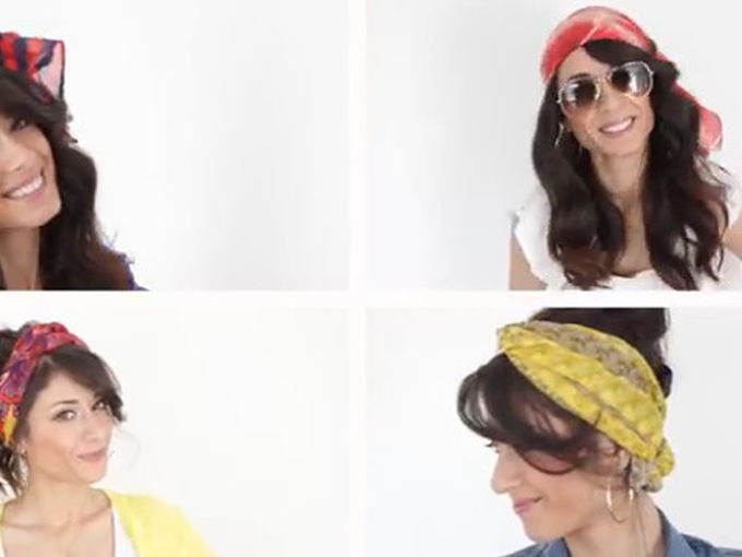 Шал в косите