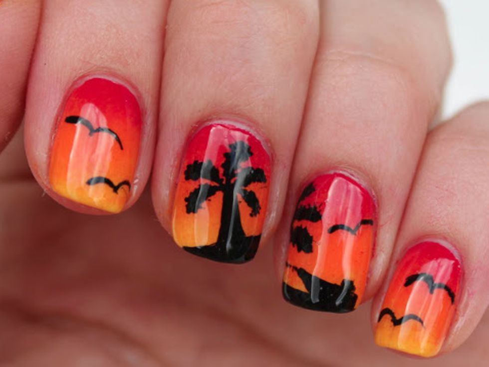 Палмички върху ноктите