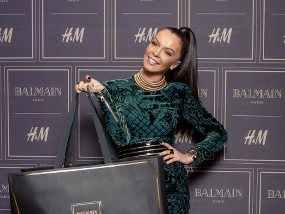Родни знаменитости на Balmain x H&M