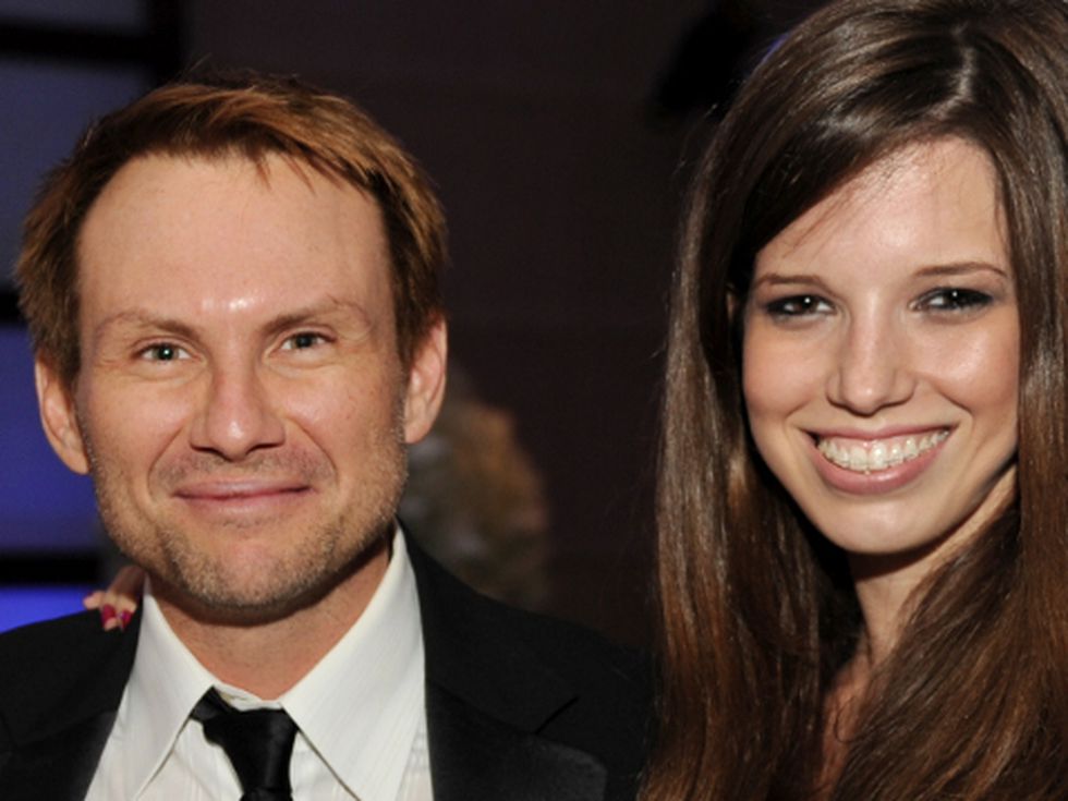 Крисчън Слейтър се ожени тайно