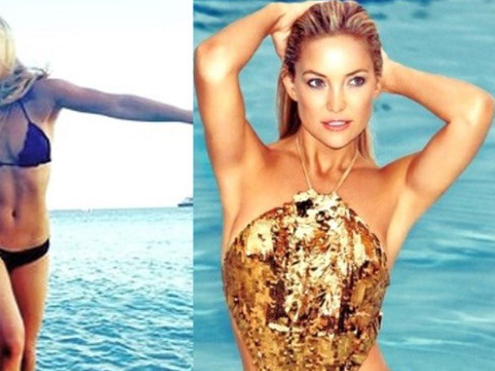 Кейт Хъдсън по бански в Гърция