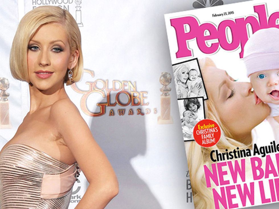 Кристина Агилера най-после показа дъщеричката си (снимки)