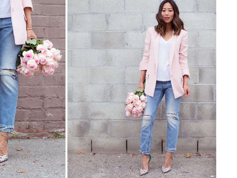 Street style вдъхновение: Boyfriend дънки