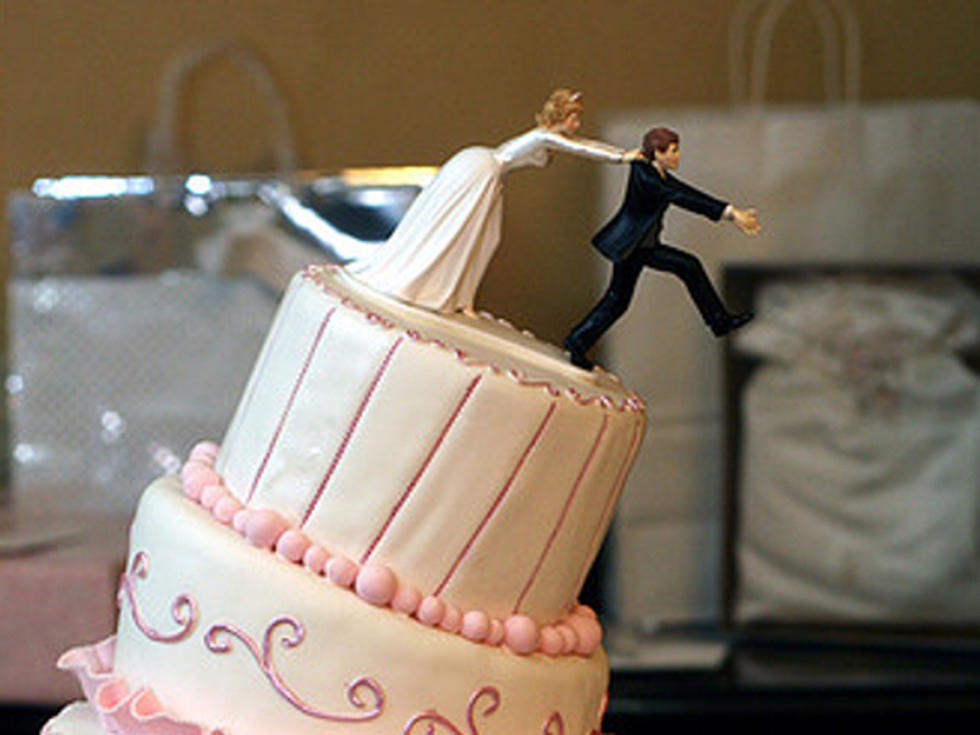 Най-смешните сватбени торти