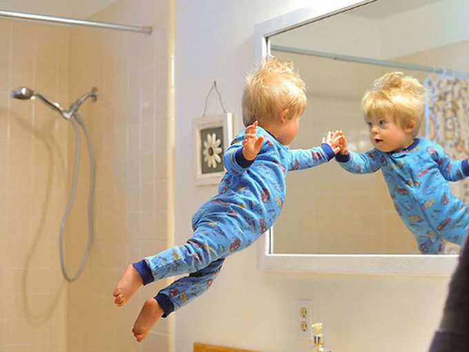 Този любящ татко помогна на сина си да полети