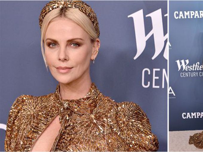 Чарлийз Терон с награда от Гилдията на дизайнерите на костюми