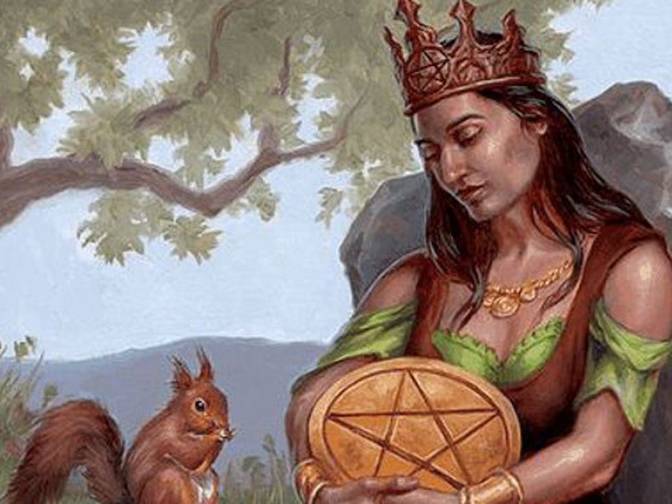 Вашата кара Таро за деня: Кралица Пентакли