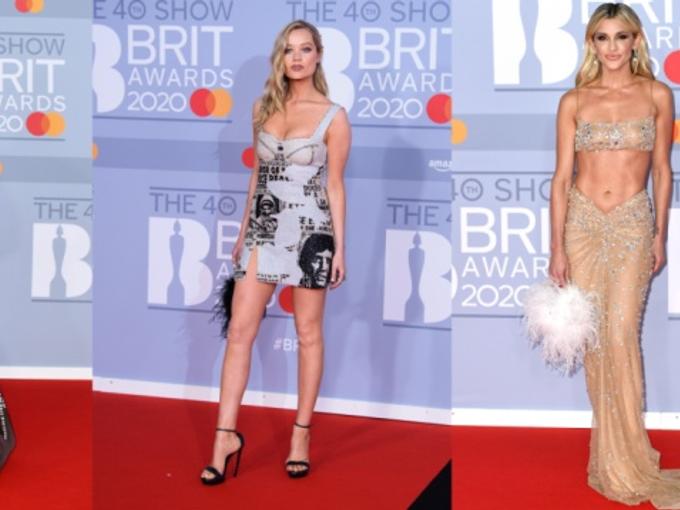 Звездите на наградите Brit: голи, смели и облечени в шоколад