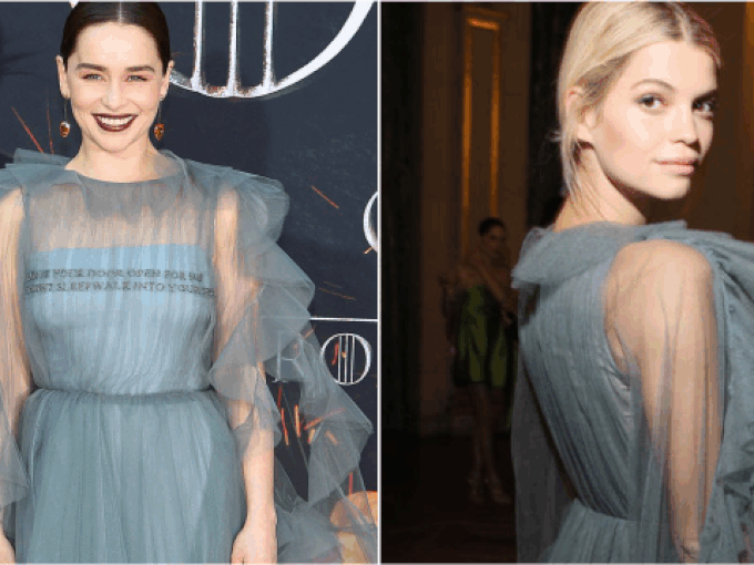 Моден сблъсък: Емилия Кларк срещу Пикси Гелдоф