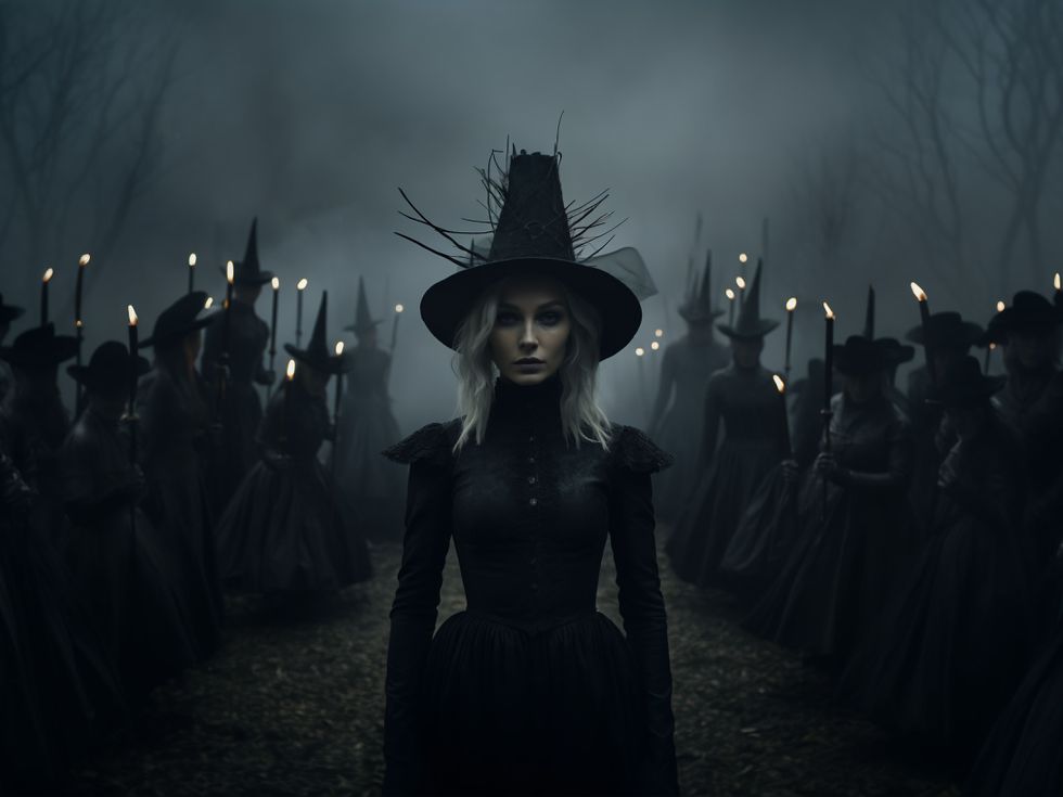 Черни шапки, котли и метли: историческият произход на иконографията на вещиците