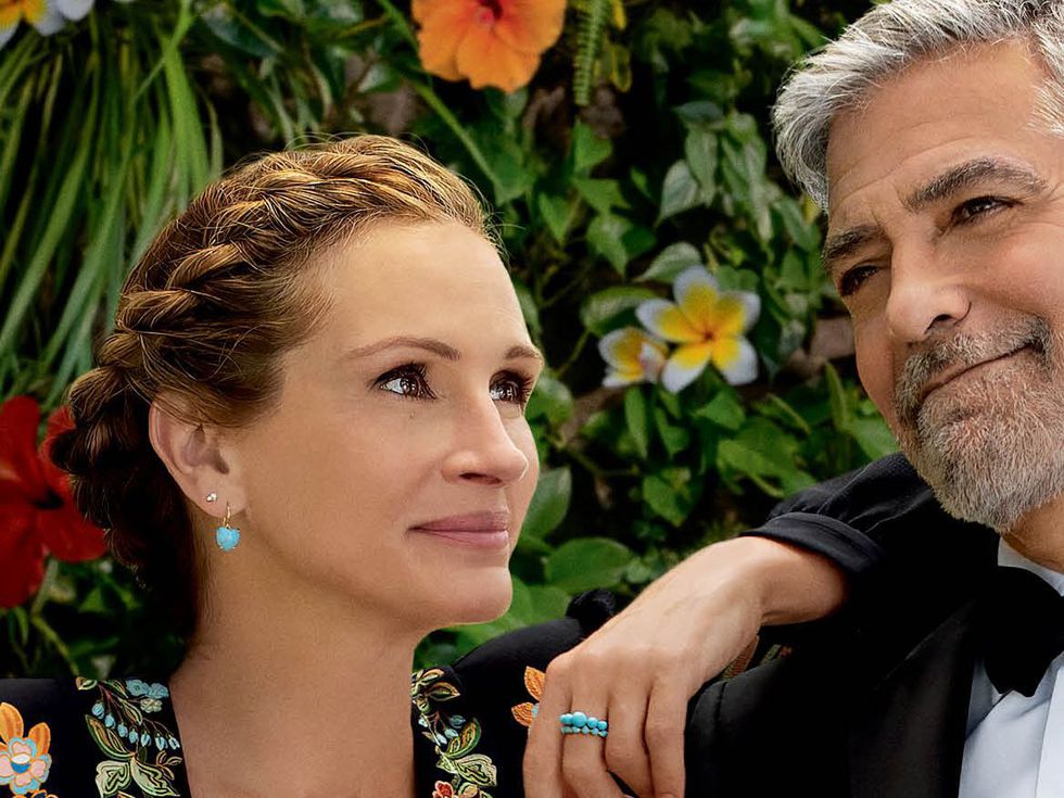 Джулия Робъртс и Джордж Клуни с "Билет до рая"