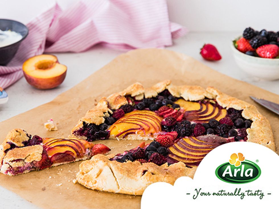 Галет с крем сирене #Arla и сезонни плодове