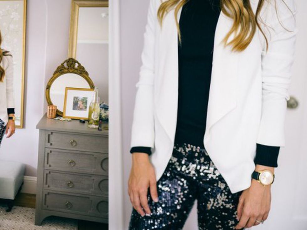 Този празничен сезон пропуснете парти роклята и изберете бляскава комбинация