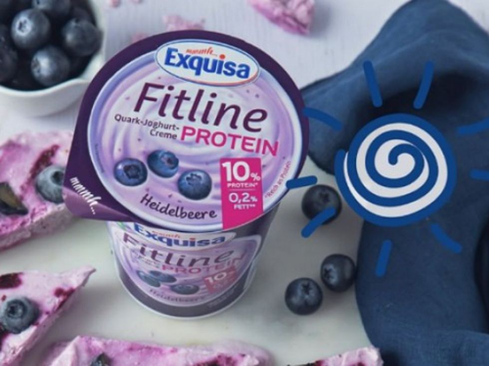 Млечни барчета с Exquisa Fitline боровинка